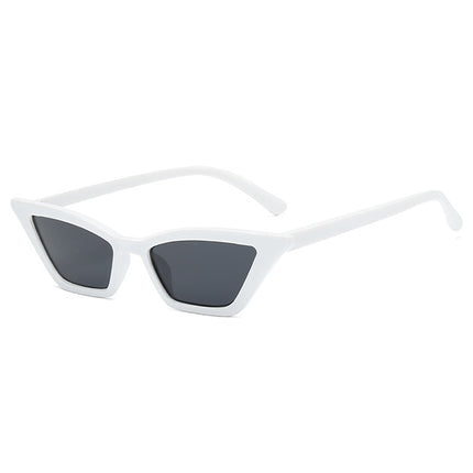 Small Cat Eye Metal Frame UV400 Sunglasses for Women-garmade.com