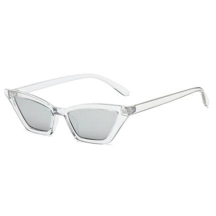 Small Cat Eye Metal Frame UV400 Sunglasses for Women-garmade.com