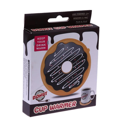 Donut Design USB Power Cable Desktop Mug Cup Warmer Tea Coffee Drinks Heating Mat Pad-garmade.com