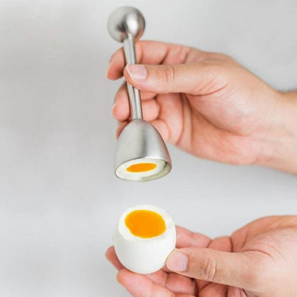 Kitchen Tools Stainless Steel Egg Scissors Opener, Size: 4.5*14.5cm-garmade.com