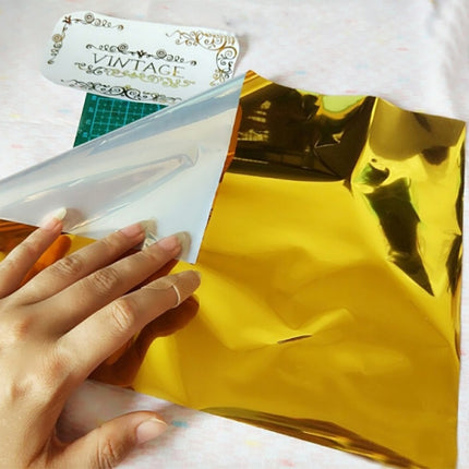 50 PCS A4 Size Foil Papers, Random Colors Delivery-garmade.com