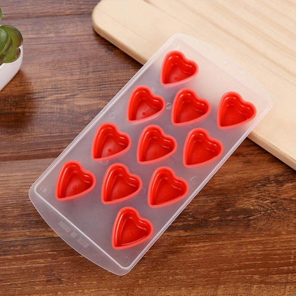 Love Shaped Silicon Ice Cube Tray / Ice Mold Random Color-garmade.com