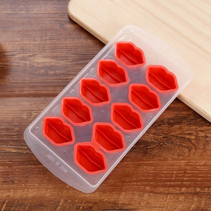 Lips Shaped Silicon Ice Cube Tray / Ice Mold-garmade.com