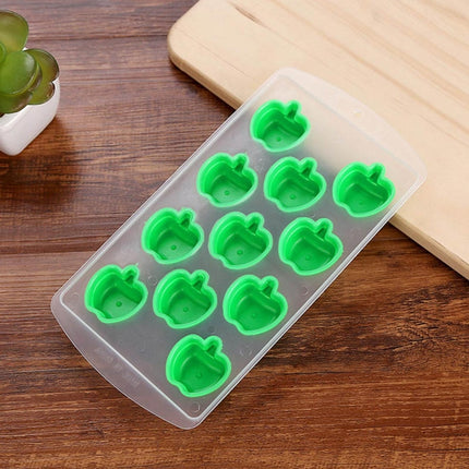 Apple Shaped Silicon Ice Cube Tray / Ice Mold Random Color-garmade.com