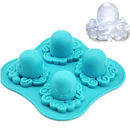 Adorable Octopus Mold Silicone Ice Cube Tools Ice Cream Cube Tray / Ice Mold-garmade.com