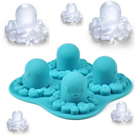 Adorable Octopus Mold Silicone Ice Cube Tools Ice Cream Cube Tray / Ice Mold-garmade.com