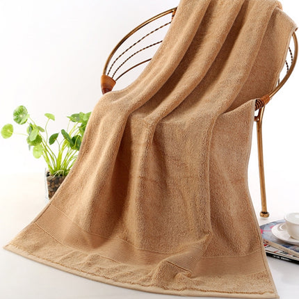 Add Thick Add Large Pure Cotton Bath Towel, Size: 70*140cm (Coffee)-garmade.com