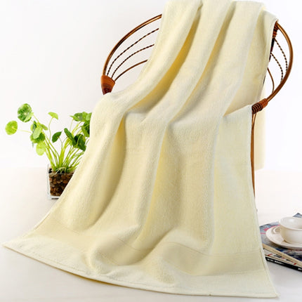 Add Thick Add Large Pure Cotton Bath Towel, Size: 70*140cm (Beige)-garmade.com