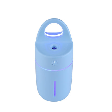 1.5W - 2W 175ml Mini Portable USB Negative Ions Humidifier Beauty and Water Supplement Instrument with Colorful LED Light(Blue)-garmade.com