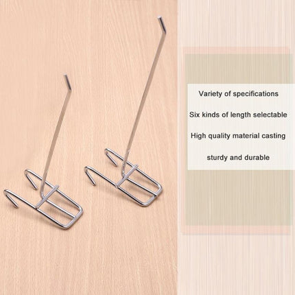 50 PCS 3.5mm Supermarket Iron Grid Shelf Hook, Length: 20cm-garmade.com