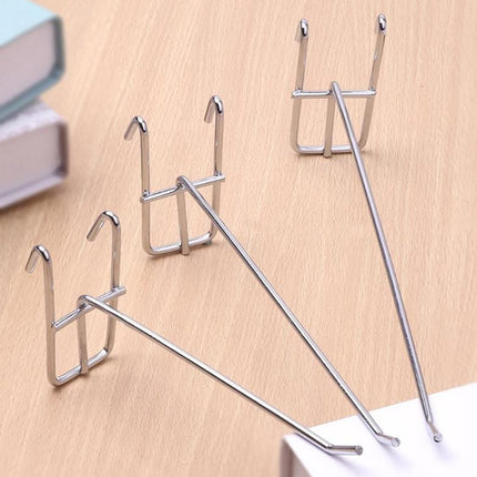 50 PCS 3.5mm Supermarket Iron Grid Shelf Hook, Length: 20cm-garmade.com