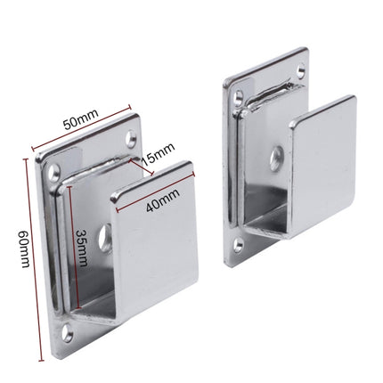 2 PCS Wall Bracket Square Tube Hook for Clothing Store Supermarket Displaying-garmade.com