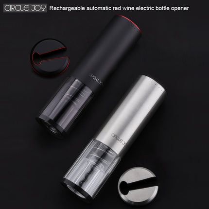 Original Xiaomi Youpin CIRCLE JOY Automatic Rechargeable Electric Wine Bottle Opener(Black)-garmade.com