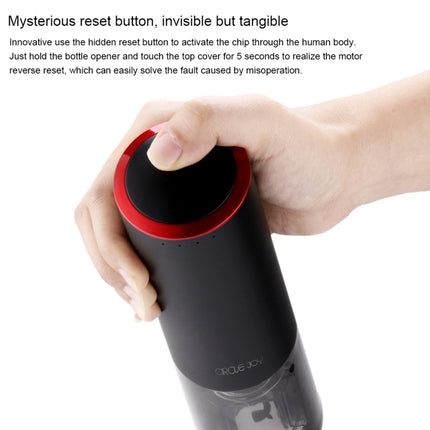 Original Xiaomi Youpin CIRCLE JOY Automatic Rechargeable Electric Wine Bottle Opener(Black)-garmade.com