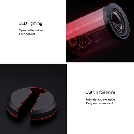 Original Xiaomi Youpin CIRCLE JOY Automatic Rechargeable Electric Wine Bottle Opener(Black)-garmade.com