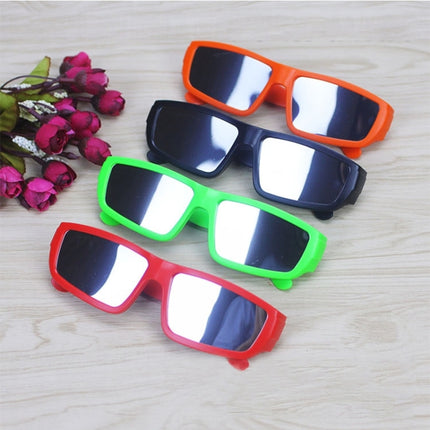 ABS Frame Solar Eclipse Glasses Eye Protection Safe Solar Viewer(Black)-garmade.com