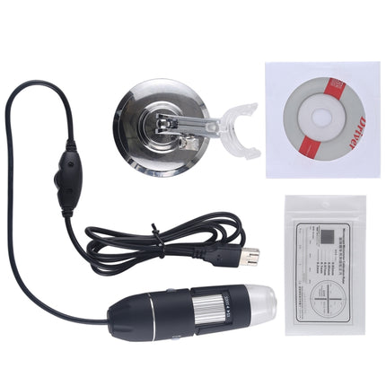 USB Magnifier HD 0.3MP Image Sensor 2560x1920P USB Digital Microscope with 8 LED & Professional Stand-garmade.com