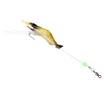 Luminous Shrimp Shape Fishing Lures Artificial Fishing Bait with Hook, Length: 7cm-garmade.com