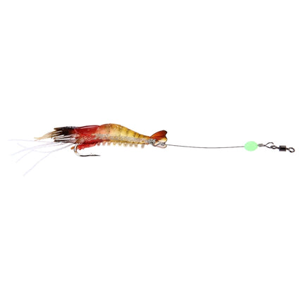 Luminous Shrimp Shape Fishing Lures Artificial Fishing Bait with Hook, Length: 7cm-garmade.com