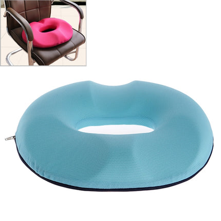 Office Thickening Mesh Hip Anti-Hemorrhoids Cushion, Size: 45x41x7cm(Sky Blue)-garmade.com