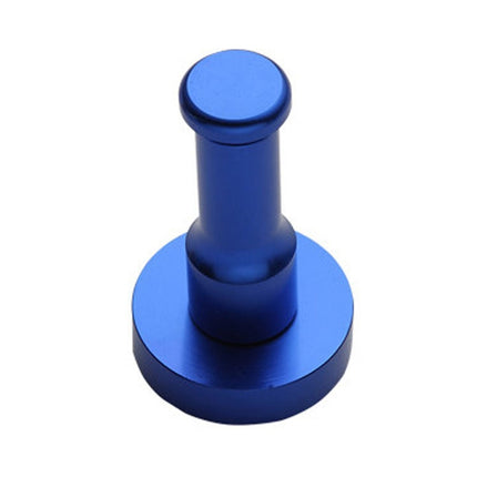 Color Personality Space Aluminum Round Hook Single Hook Kitchen Color Clothes Hook No Rust (Dark Blue)-garmade.com