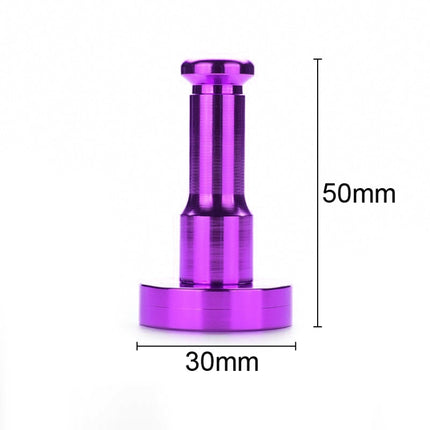Color Personality Space Aluminum Round Hook Single Hook Kitchen Color Clothes Hook No Rust (Purple)-garmade.com