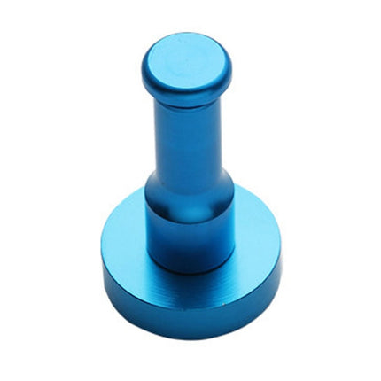 Color Personality Space Aluminum Round Hook Single Hook Kitchen Color Clothes Hook No Rust (Baby Blue)-garmade.com