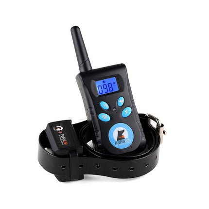 Automatic Anti Barking Collar Pet Training Control System + Electric Shock PU Leather Collar for Dogs-garmade.com