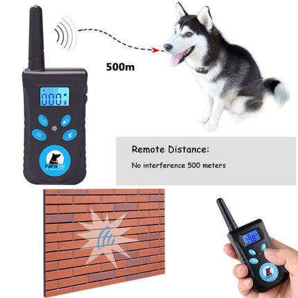Automatic Anti Barking Collar Pet Training Control System + Electric Shock PU Leather Collar for Dogs-garmade.com