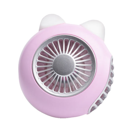 LORDNINO SBF003 3W USB Charging Portable Electric Fan with Magnetic Wristband, 3 Speed Control (Pink)-garmade.com