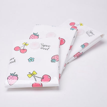 4PCS Space Saving Candy Color Pattern Vacuum Storage Bag, Explosion-proof Thinken Quilts Clothing Vacuum Seal Storage Bag with a Free Hand Pump, Size: 60*80 cm-garmade.com