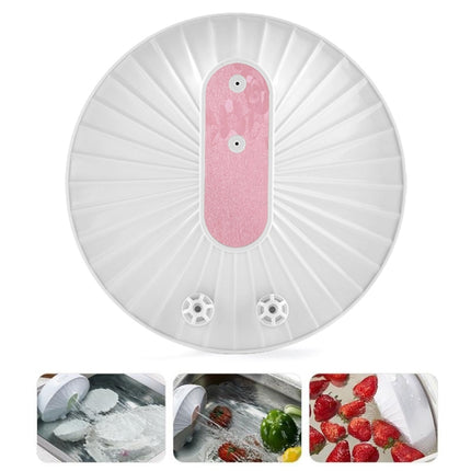 GYB001 Mini-ultrasonic Dishwasher Portable USB Charging Fruit Cleaner, Domestic Packaging(Pink)-garmade.com