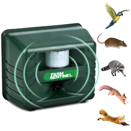 SK131 High-power Ultrasonic Electronic Rat Repeller Analog Alarm Sound Intelligent Pest Killer, AU Plug-garmade.com