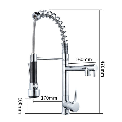 KE6024 Multifunctional Spring Drawing Cold Hot Mixing Water Nozzle Water Filter Adapter Water Purifier Saving Tap-garmade.com