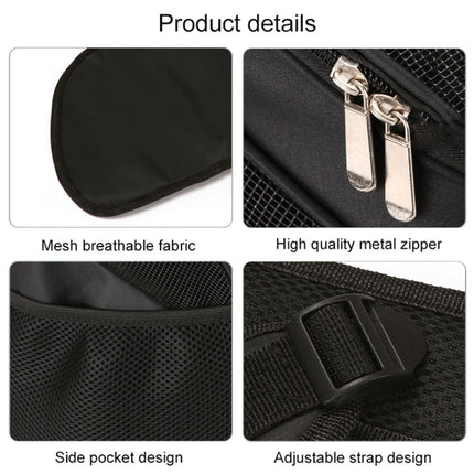 Portable Folding Nylon Breathable Pet Carrier Backpack, Size: 45 x 36 x 31cm(Black)-garmade.com