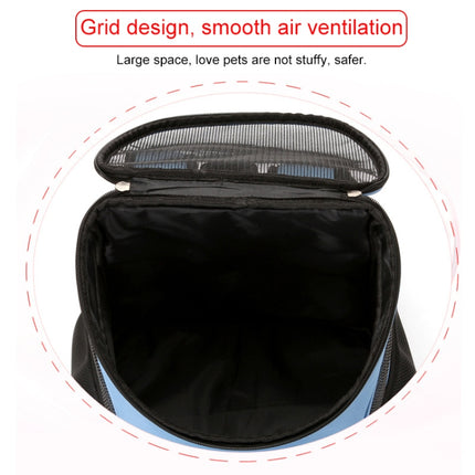 Portable Folding Nylon Breathable Pet Carrier Backpack, Size: 45 x 36 x 31cm(Black)-garmade.com