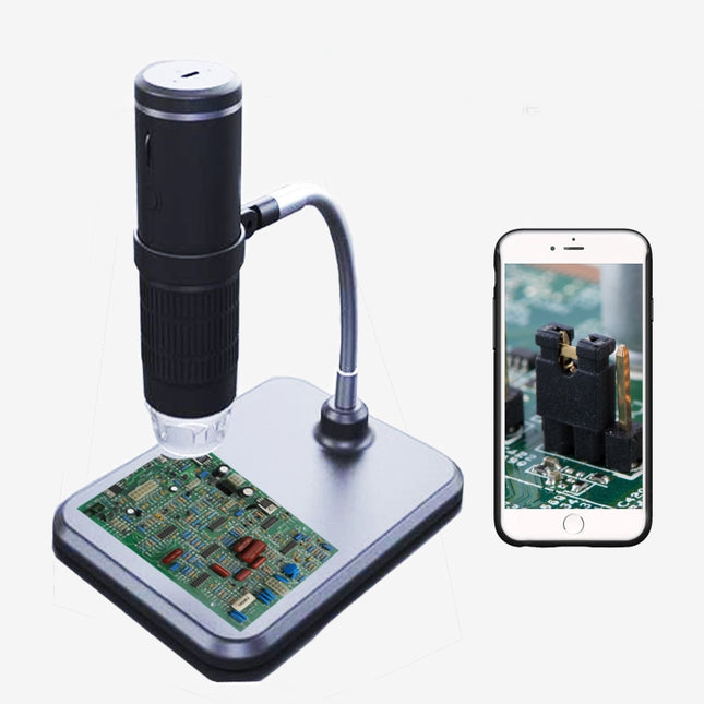 F210 HD 1080P WIFI 1000X Magnification Digital Microscope with 8 LED Light-garmade.com