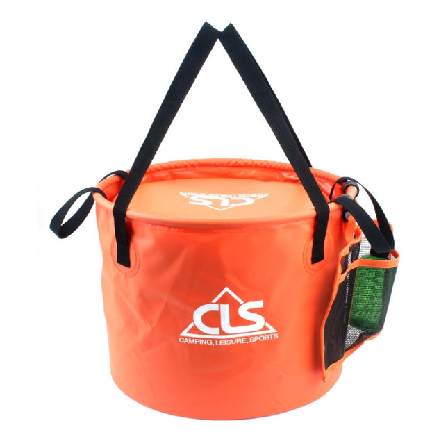 30L 4 in 1 PVC Outdoor Folding Double Drain Basket Camping Fishing Gear Bag-garmade.com
