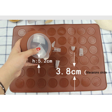 Kitchen Roast Large Size Silicone Pad + Framed Pot + Color Box Baking Macaron Mold Suit-garmade.com