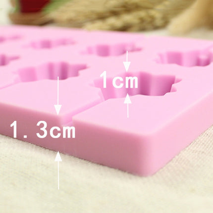 12-Capacity DIY Silicone Lollipop Chocolate Molds(Cow Shape)-garmade.com