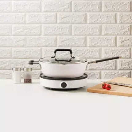 Original Xiaomi Youpin Non Stick Frying Pan Cooking Pot(White)-garmade.com