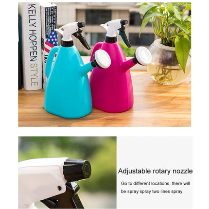 Dual-use Gardening Large Watering Can Hand Pressure Sprinkler Watering Pot Spray Bottle, Capacity: 0.6L, Random Color Delivery-garmade.com