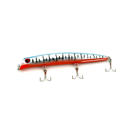 HENGJIA Artificial Fishing Lures Popper Bionic Fishing Bait with Hooks, Length: 12.6 cm, Random Color Delivery-garmade.com