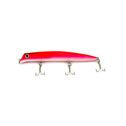 HENGJIA Artificial Fishing Lures Popper Bionic Fishing Bait with Hooks, Length: 12.6 cm, Random Color Delivery-garmade.com