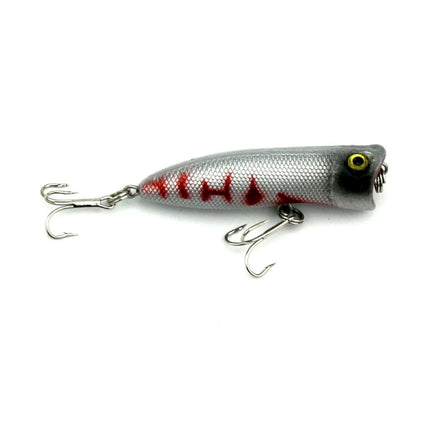 HENGJIA Artificial Popper Fishing Lures Environmentally Friendly Fishing Bait with Hooks, Length: 5.5 cm, Random Color Delivery-garmade.com