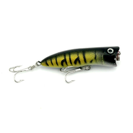 HENGJIA Artificial Popper Fishing Lures Environmentally Friendly Fishing Bait with Hooks, Length: 5.5 cm, Random Color Delivery-garmade.com