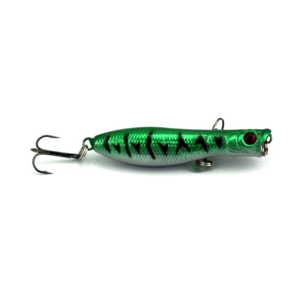 HENGJIA Artificial Fishing Lures Popper Bionic Fishing Bait with Hooks, Length: 6 cm, Random Color Delivery-garmade.com