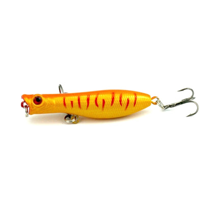 HENGJIA Artificial Fishing Lures Popper Bionic Fishing Bait with Hooks, Length: 6 cm, Random Color Delivery-garmade.com