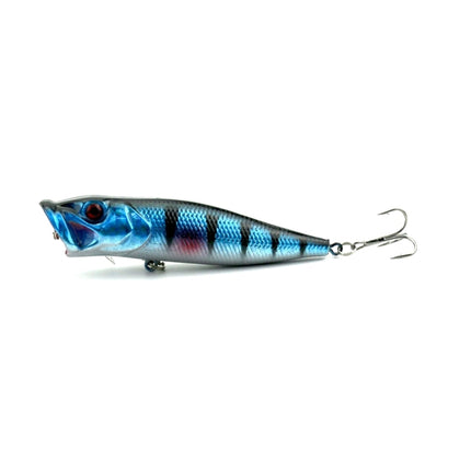 HENGJIA Plastic Artificial Fishing Popper Bionic Lures Environmentally Friendly Fishing Bait with Hooks, Length: 9 cm, Random Color Delivery-garmade.com