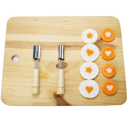 Stainless Steel Baking Biscuit Mould Fruit and Vegetable Cutting Molds Tools (Heart Shape)-garmade.com